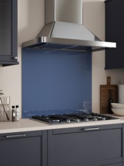 Bluebell Shimmer Self-Adhesive Glass Splashback