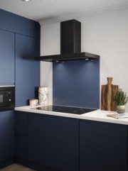 Bluebell Shimmer Self-Adhesive Glass Splashback