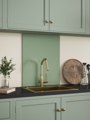 Sage Green Self-Adhesive Glass Splashback