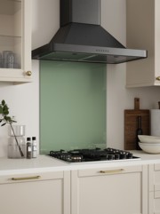 Sage Green Self-Adhesive Glass Splashback