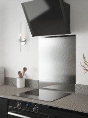 Fine Silver Self-Adhesive Stainless Steel Splashback