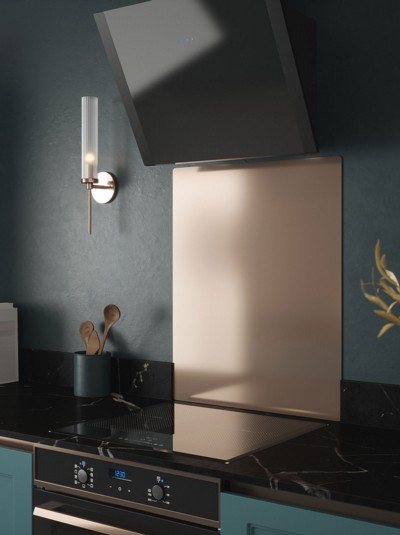 Copper Self-Adhesive Stainless Steel Splashback