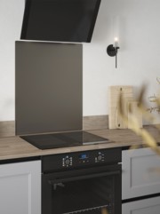 Brushed Gunmetal Self-Adhesive Stainless Steel Splashback